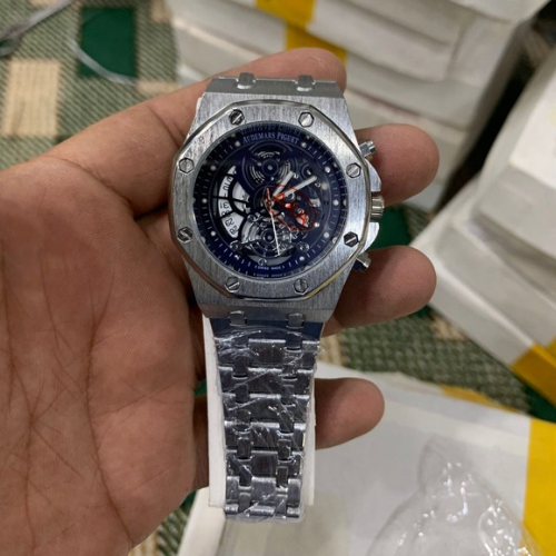 Audemars Piguet Royal Oak Skeleton Dial Automatic Watch – Luxury Stainless Steel Timepiece