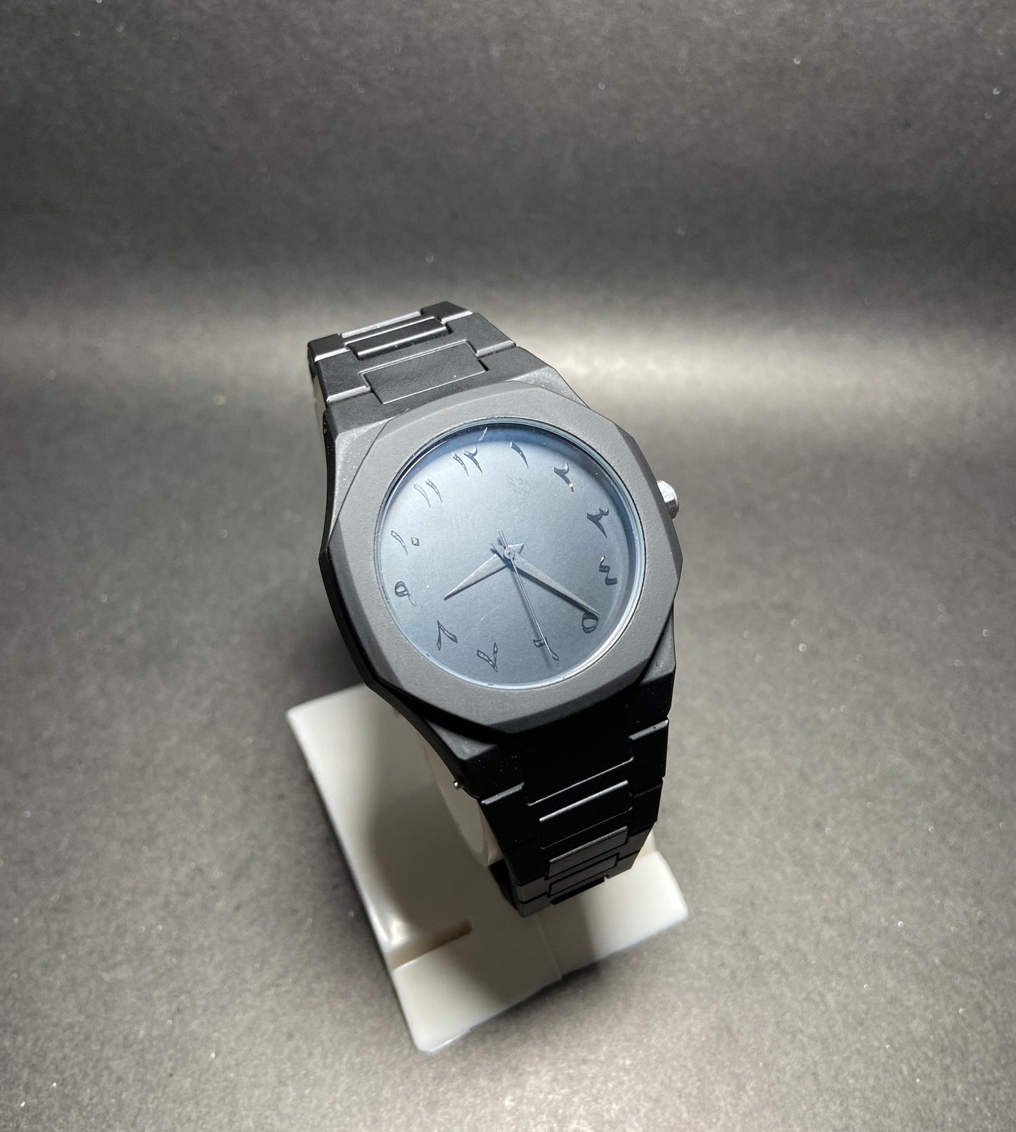 Black Arabic Aura Elegance in Every Tick – The Midnight Arabic Dial Edition