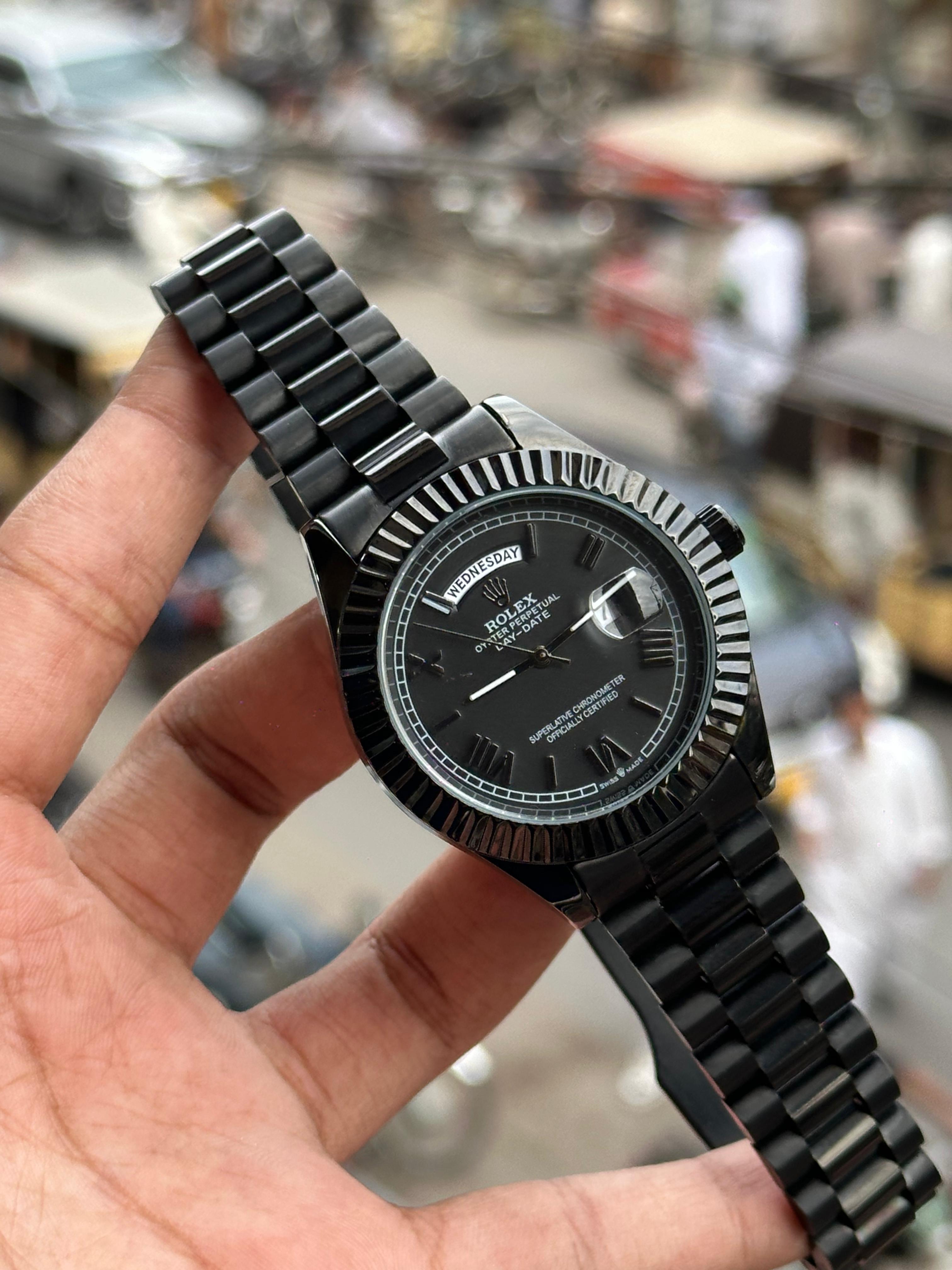Rolex Day-Date Black Edition – Timeless Luxury
