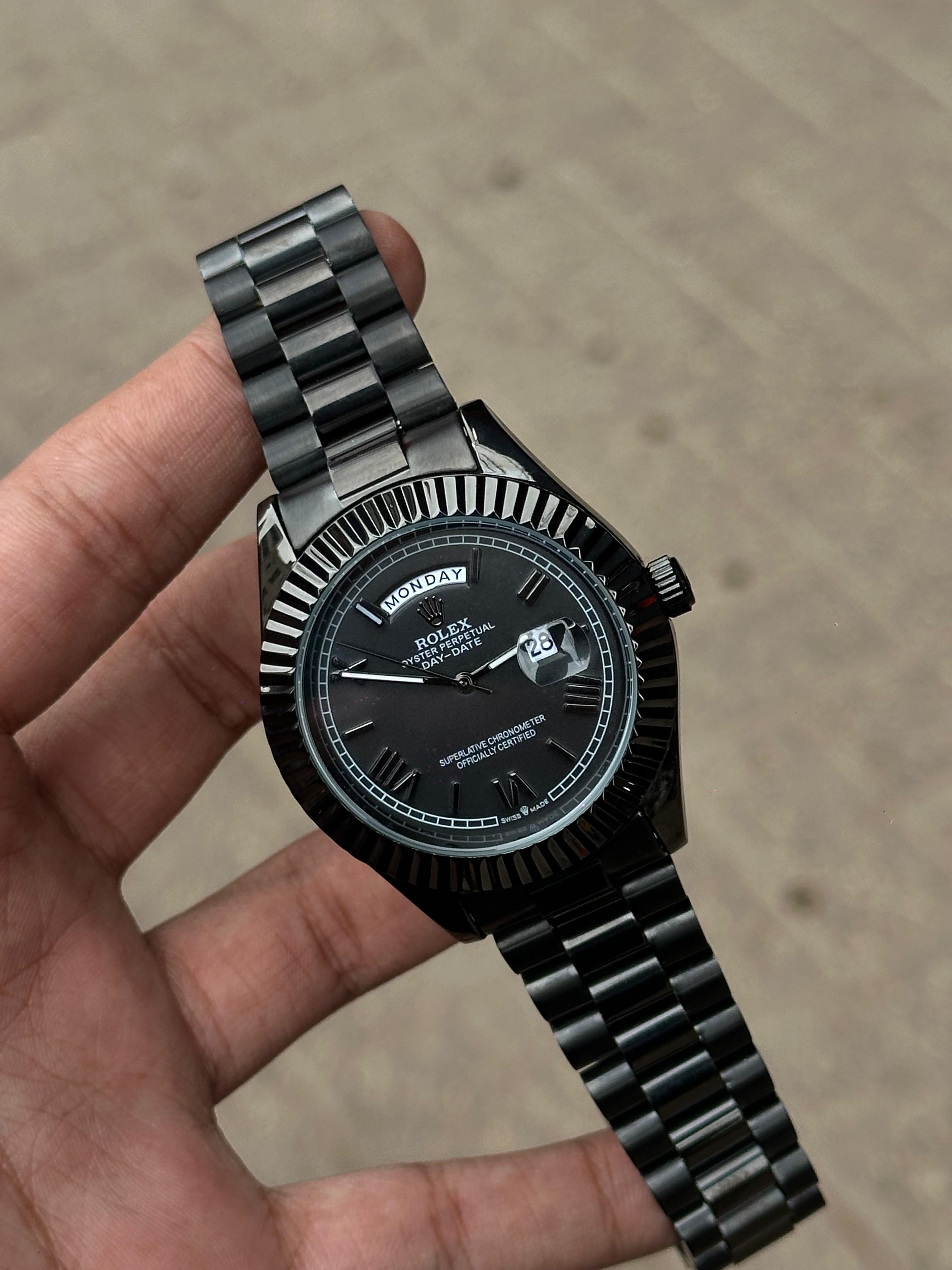 Rolex Day-Date Black Edition – Timeless Luxury