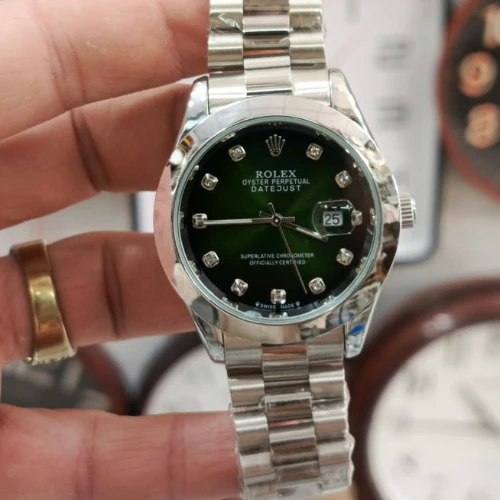 Rolex Oyster Perpetual Datejust –Beautiful Dial with Diamond Markers - Image 2