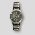 Hublot-Inspired Men's Stainless Steel Watch – Black Dial